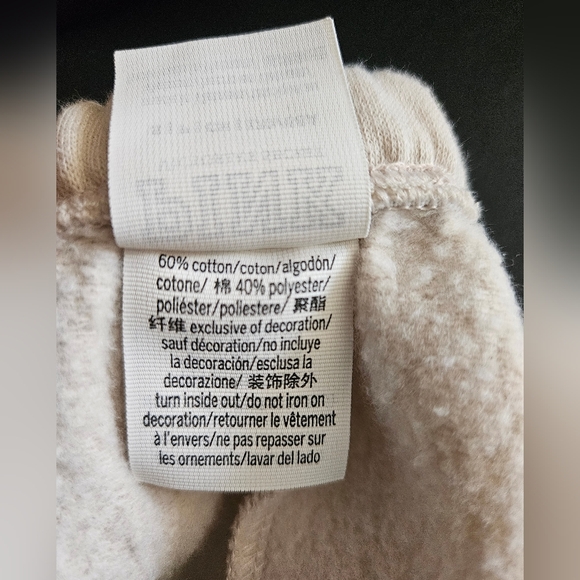 PINK Victoria's Secret Bling Beige " Love Pink" Classic Joggers Size S - Picture 6 of 6